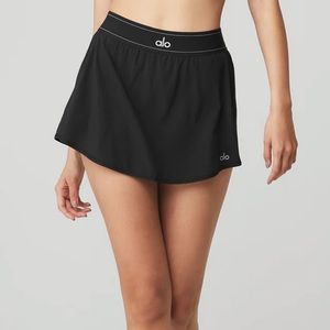 ALO Yoga Match Point Tennis Skirt Black Size Small - Only worn a couple times!